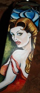 Pin up Large dog collar 2 inches wide (February pin up)