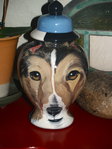 Custom medium Pet urn Collie Sheltie ANY breed