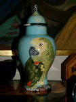 Small Ceramic pet bird Parrot Urn all breeds