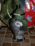 Small Ceramic pet bird Parrot Urn all breeds