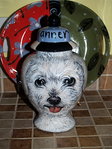 Medium Ceramic Pet Dog Urn CAT all breeds