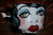Pin up hand painted pottery oversized cappucino cup